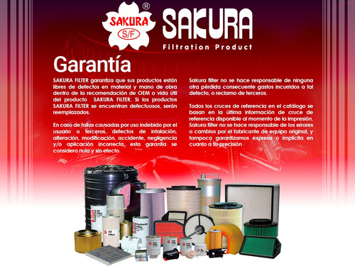 Filtro Aceite Chevrolet Ss V8 6.2l 14/14 Sakura 8639664