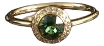 Comprar Anillo Oro Laminado 14k Talla 10 Circonio Verde