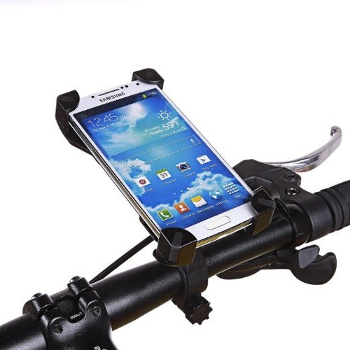 Soporte Para Celular Moto Bici Gps Waze Holder 100% Seguro