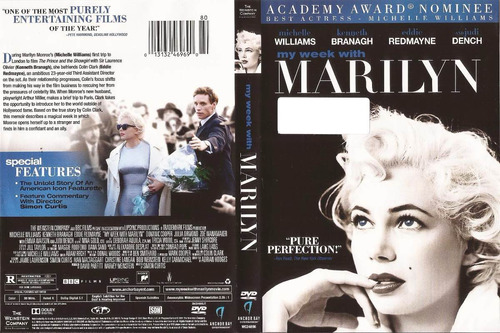 My Week With Marilyn Dvd Marilyn Monroe Michelle Williams