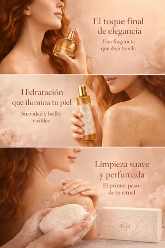 Kit Regalo Natura Aura Alba Perfume Mujer 75ml | MercadoLibre