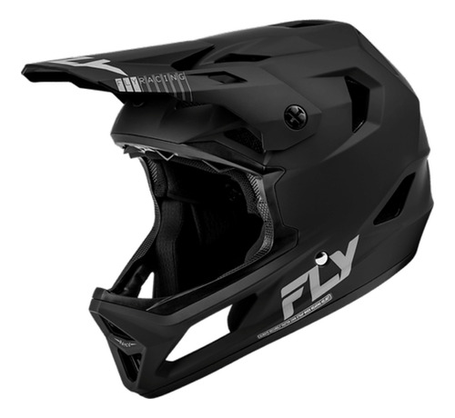 Casco Fly Rayce Matte Black Niño