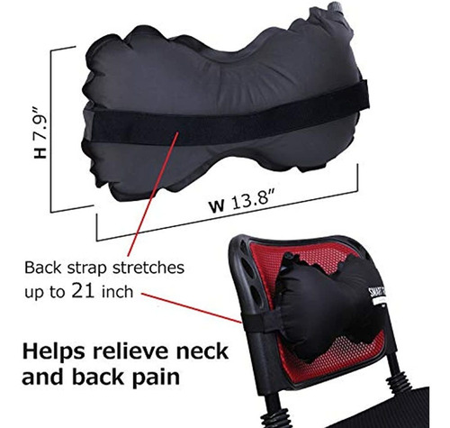 Almohada De Soporte Lumbar Smarttravel Para Viajes En Avión