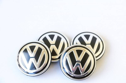 Imagen 1 de 5 de Tapas Centros Llanta Vw 56mm Modelo Nuevo (valor 4 Unidades)
