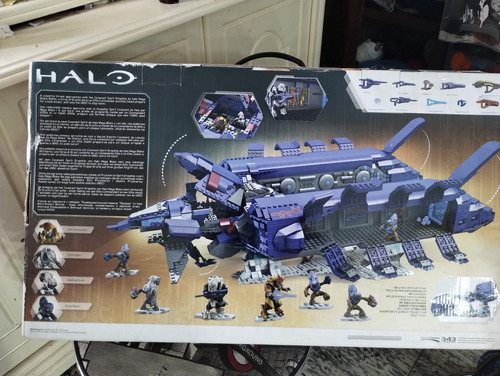 Halo Mega Bloks Covenant Spirit Dropship Dpj95 (Usado)