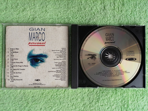 Eam Cd Gian Marco Personal 1992 Su Segundo Album Gianmarco (Usado)