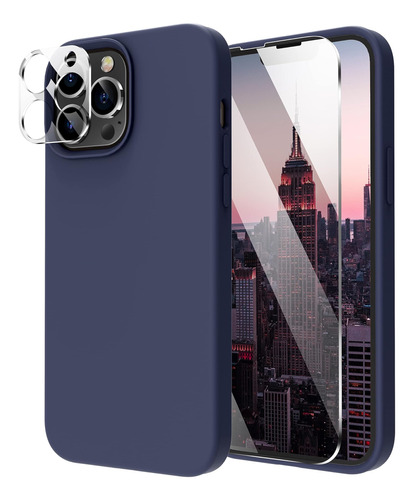 Funda Cordking Para iPhone 12 Pro Max Navy Blue