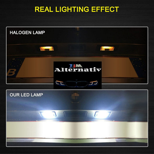 2 Plafones Led Para Patente Bmw E90, E92, E39, E60, E61, E70