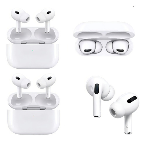 Fone De Ouvido In-ear Sem Fio Kaidi Bluetooth Kd-790 Kd-790 X 2 Unidades Branco Com Luz Led