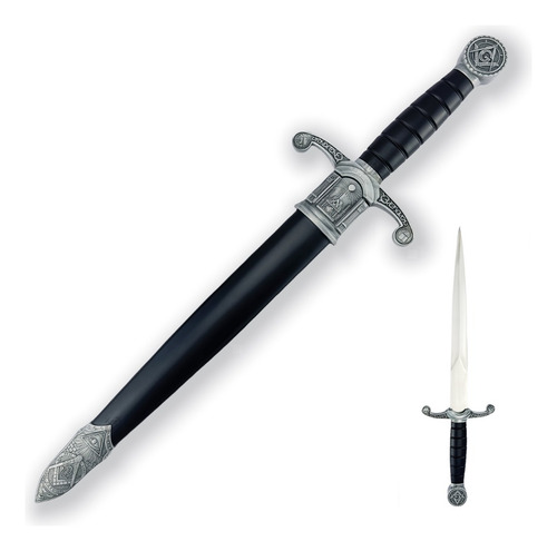 Espada Corta Templaria Ceremonial Daga Masonica