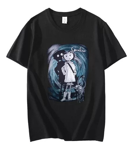 Remera Coraline Tim Burton Neil Gaiman Pesadilla Unisex