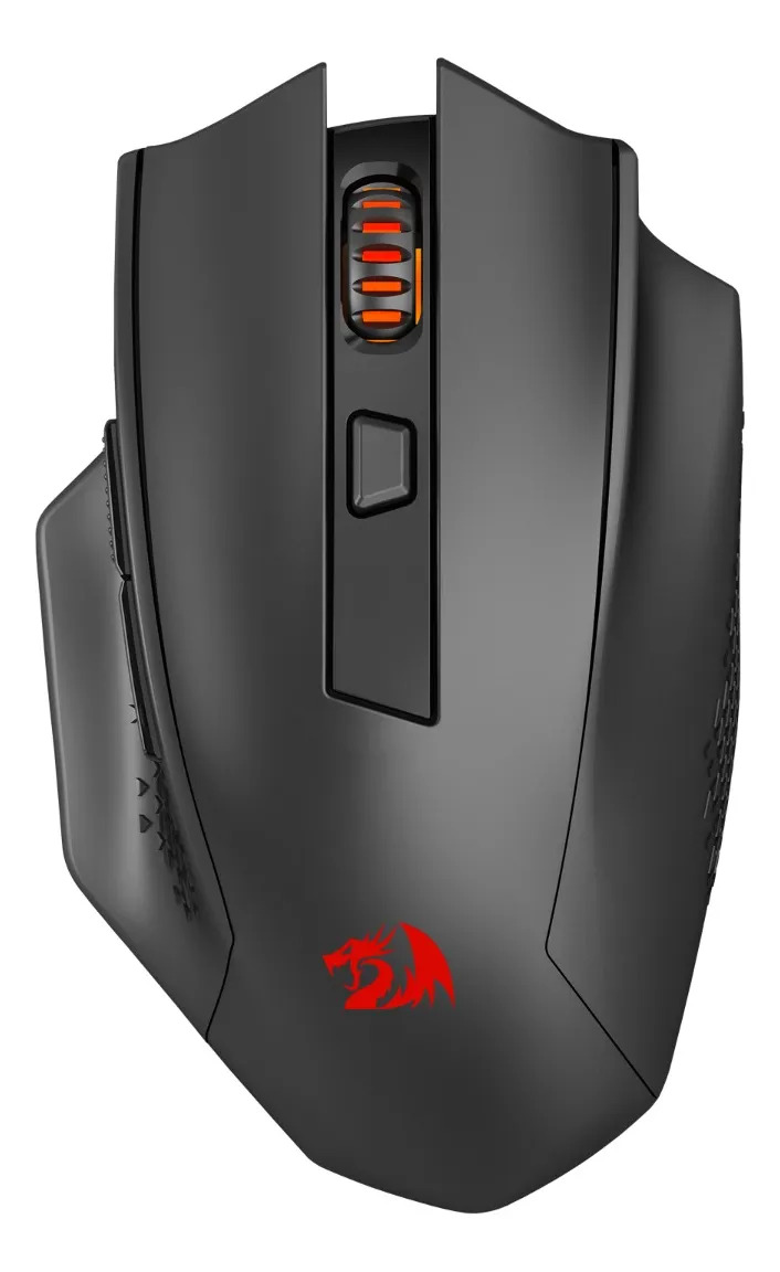 Mouse Gamer Woki M994 Sem Fio Sensor Paw3395 Preto Redragon Preto