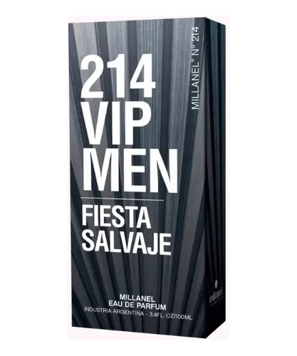 Millanel Nº 214 Vip Men Fiesta Salvaje - Edp Masc. 100 Ml.