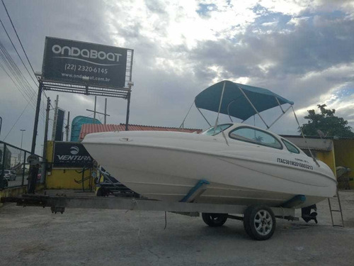 Lancha Coral 16 Luxo Mercury 60 Hp 2 Tempos