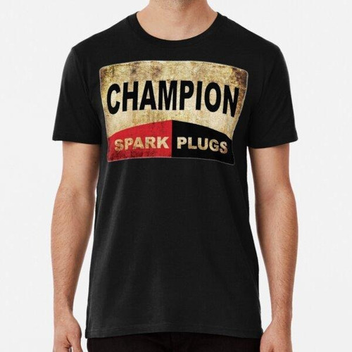 Remera Bujías Champion Premium Algodon