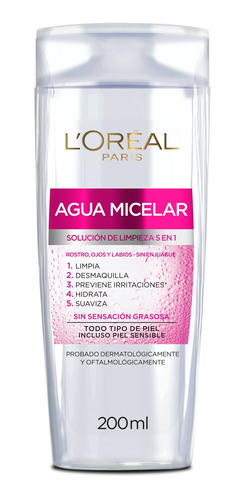 Agua Micelar Loreal  200 Ml