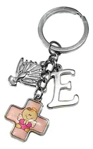 Comprar Souvenirs Llavero Angelito Con Inicial Baby Shower.