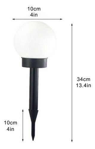 Luz Solar Para Jardín, Villa, Jardín, Enchufe De Tierra, 2 U