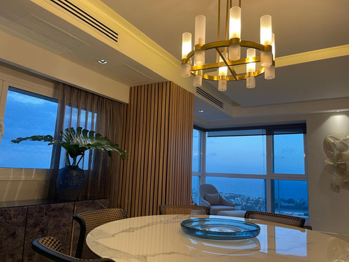 Apartamento Amueblado En Alquiler Av. Anacaona De 3 Habitaciones Piso Alto