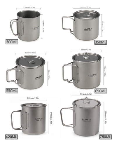 Equipo De Campamento, Vajilla, Senderismo, Mochilero, Taza P