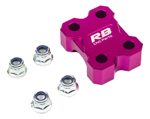 Soporte Eje Rueda Delantera Rb Honda Xr 250 300 Tornado Fucsia