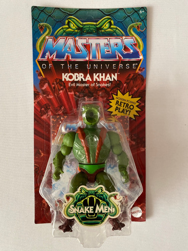 Kobra Khan Snake Men Motu Origins Retro Play Mattel Wave 11 (Usado)