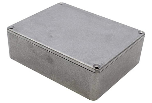 Caja De Chasis  Hammond, Aluminio Sin Pintar, 4.5 X 3.7 .