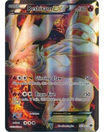 Cartas Pokemon Reshiram Ex Full Art