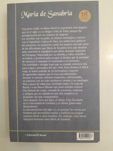 María De Sanabria De Diego Bracco. Editorial El Ateneo (Usado)