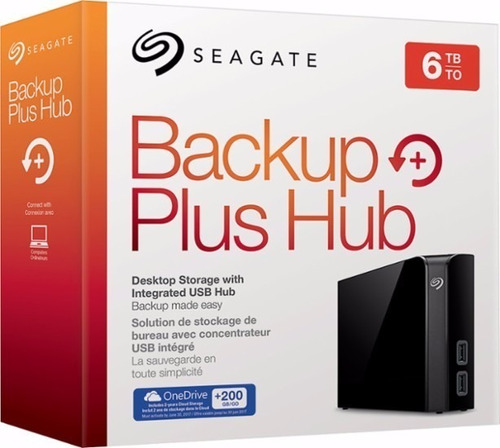 Hd Externo 6tb Seagate Backup Plus Hub 3.5  Usb 3.0