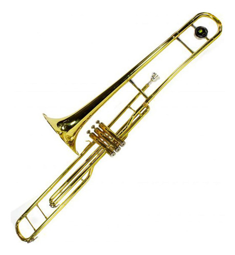 Trombone De Pisto Jahnke Jtb009 Laqueado Em Si Bemol
