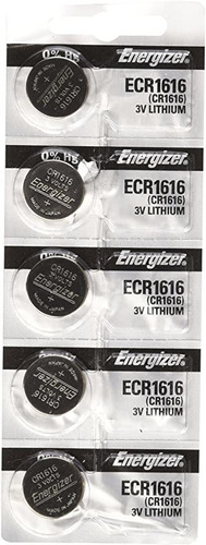 Energizer Baterías De Litio Cr1616 Paquete De 5