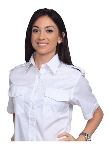 Camisa Dama Piloto  Aviador (manga Corta)