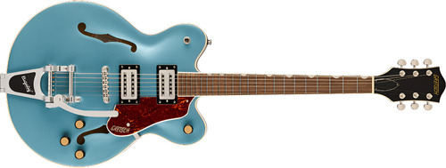 Guitarra Gretsch Streamliner G2622t Humbucker azul claro, cor azul, aço, material de escala, orientação à mão direita