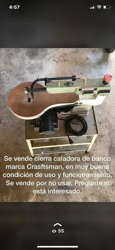 Sierra Caladora De Mesa 110v (Usado)