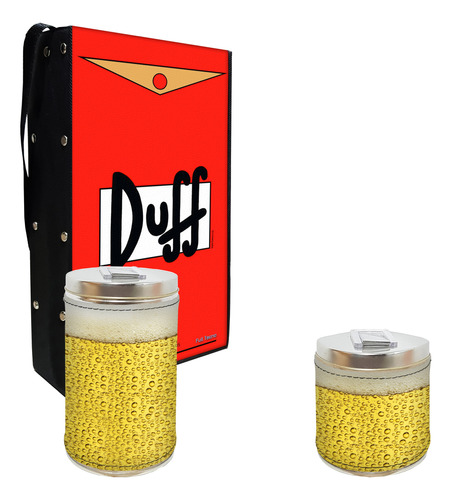 Set Matero 3 Piezas Aby Cerveza Duff Excelente Calidad