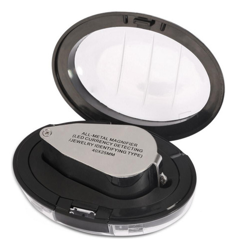 40x Pocket Magnifying Jeweler Loupe Lupa Cristal De Ojos Con