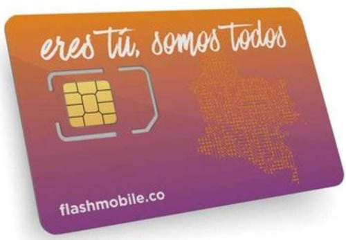 Sim Card Flash Mobile Reposición Prepago Perdida.