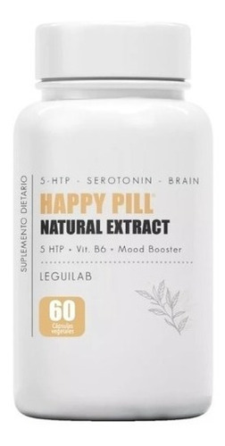 Happy Pill 5htp Serotonina Triptofano Mood Booster X60 Caps