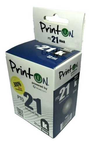 Cartucho Compatible Hp Marca Printon 21 Negro Xl