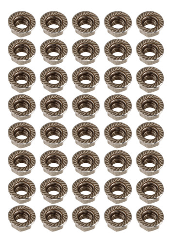 Tuercas De Brida Hexagonal, 40 Unidades, Acero Inoxidable He