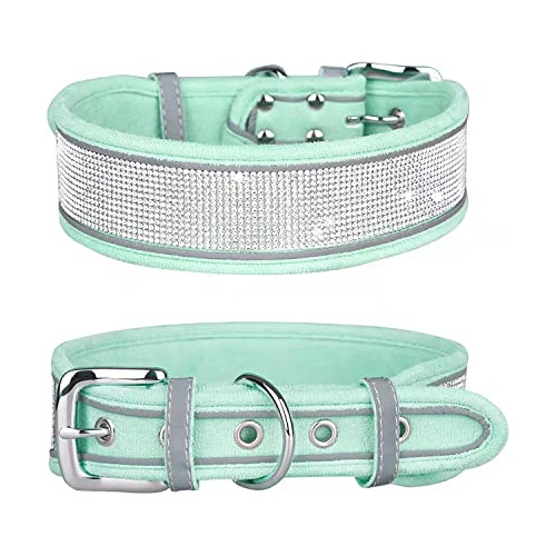 Idolpet Collar De Perro Con Diamantes De Imitación, Suave, C