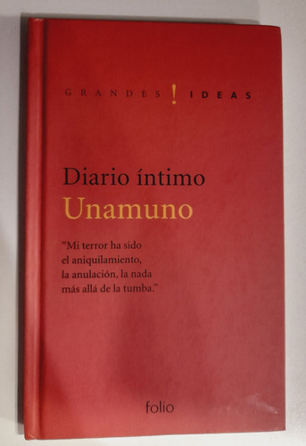 Diario Íntimo - Unamuno (2007) Editorial Folio