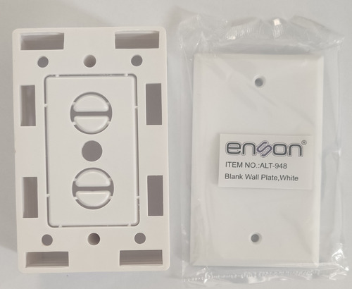 Imagen 3 de 5 de Caja, Tapa Ciega Tamaño Estándar Plástico Resistente Alt-947