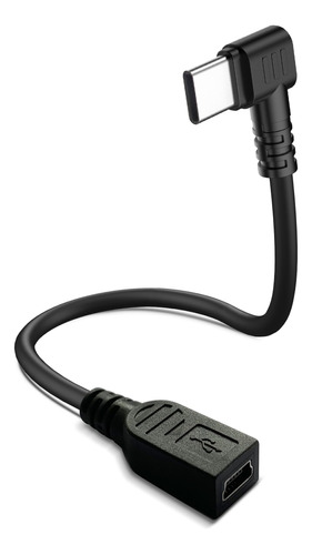 Cable Mini Usb Hembra Tipo C Macho Adaptador Usb-c 90 Grado