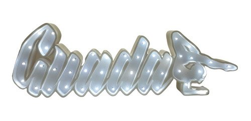 Imagen 1 de 10 de Nombre Iluminado De 50 Cm Polyfan Tu Nombre Importa