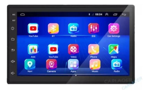 Multimídia 2 Din Android Touch Gps 32gb 2 Gb Ram Bloth Wifi