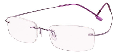 Poxas Memory Titanium Gafas De Lectura Ligeras Sin Marco, Ma