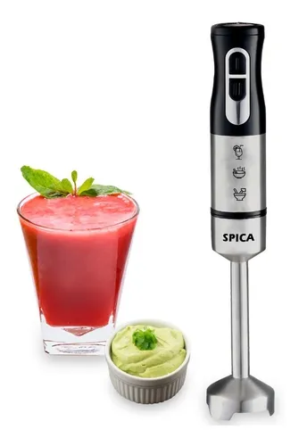 Mixer Minipimer Licuadora De Mano Mezcladora Cocina Licuar Color Plateado