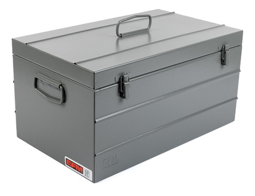 Caja Metalica De Herramientas Baul Reforzado Nº16 Efm Color Gris